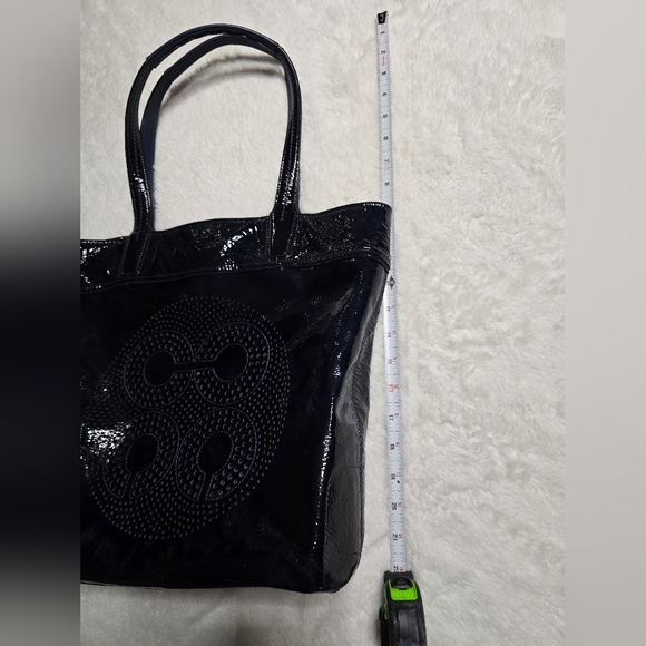 Coach Purse Navy Blue Authentic Audrey Tote Shoulder Bag Handbag - Picture 12 of 13